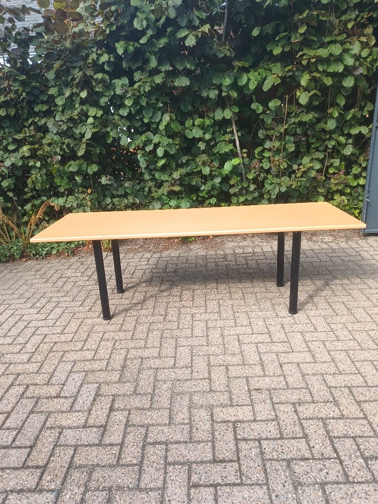 bureau tafel, Huis en Inrichting, Ophalen, 230 cm, Hout, Zo goed als nieuw