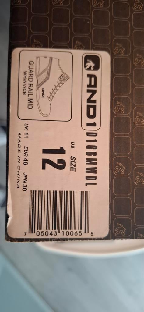 AND 1 basketbalschoenen, Ophalen, Nieuw