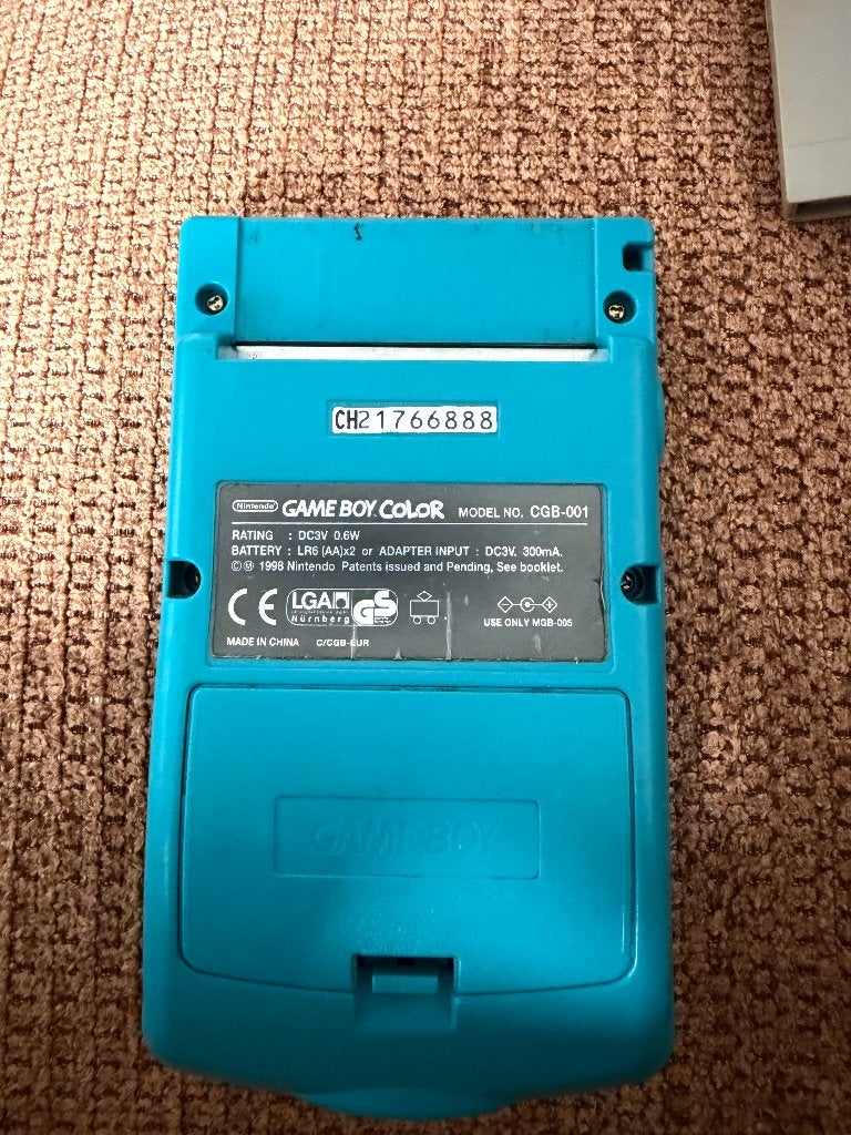 Game Boy color, Ophalen, Gebruikt, Game Boy Color