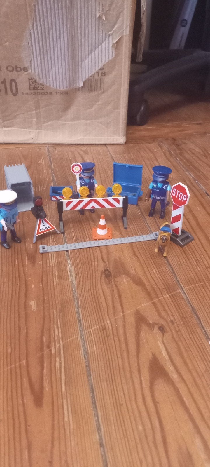Wegversperring van de politie van Playmobil, Kinderen en Baby's, Ophalen, Gebruikt, Complete set, City action