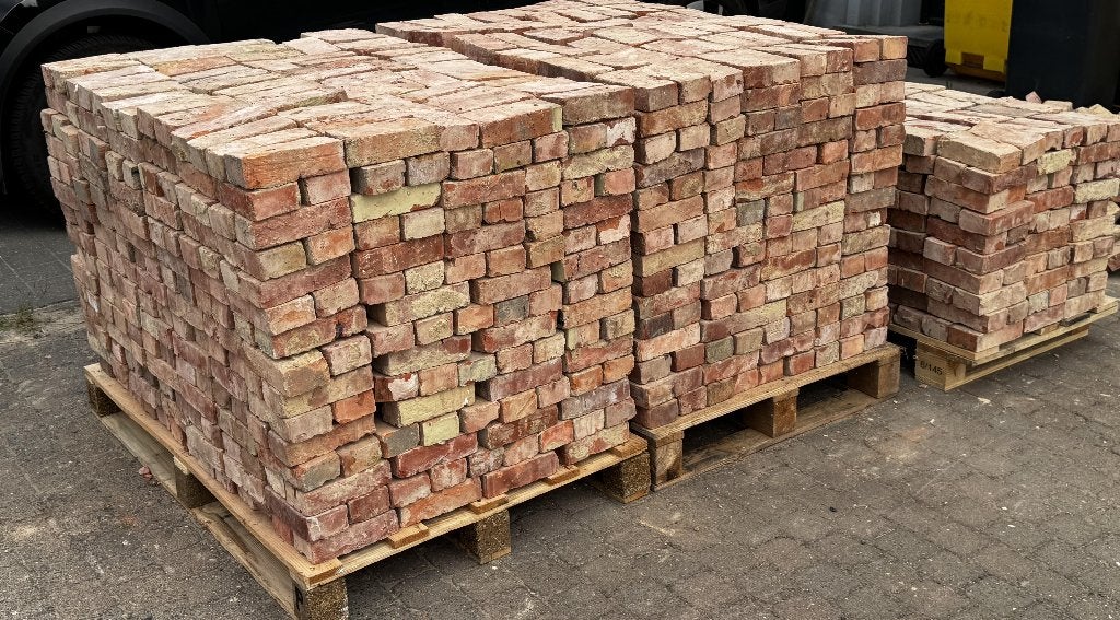 1.500 recuperatiestenen / oude bakstenen – 17 x 8 x 4,5 cm, Doe-het-zelf en Bouw, Metselstenen, Ophalen, Gebruikt, Bakstenen
