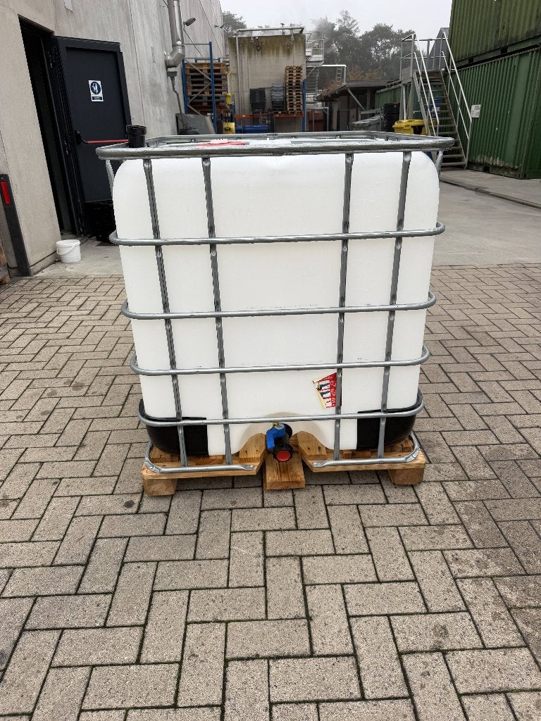 IBC's 1000L schülz melkwit op houten pallet te koop, Jardin & Terrasse, 150 litres ou plus, Comme neuf, Synthétique, Enlèvement