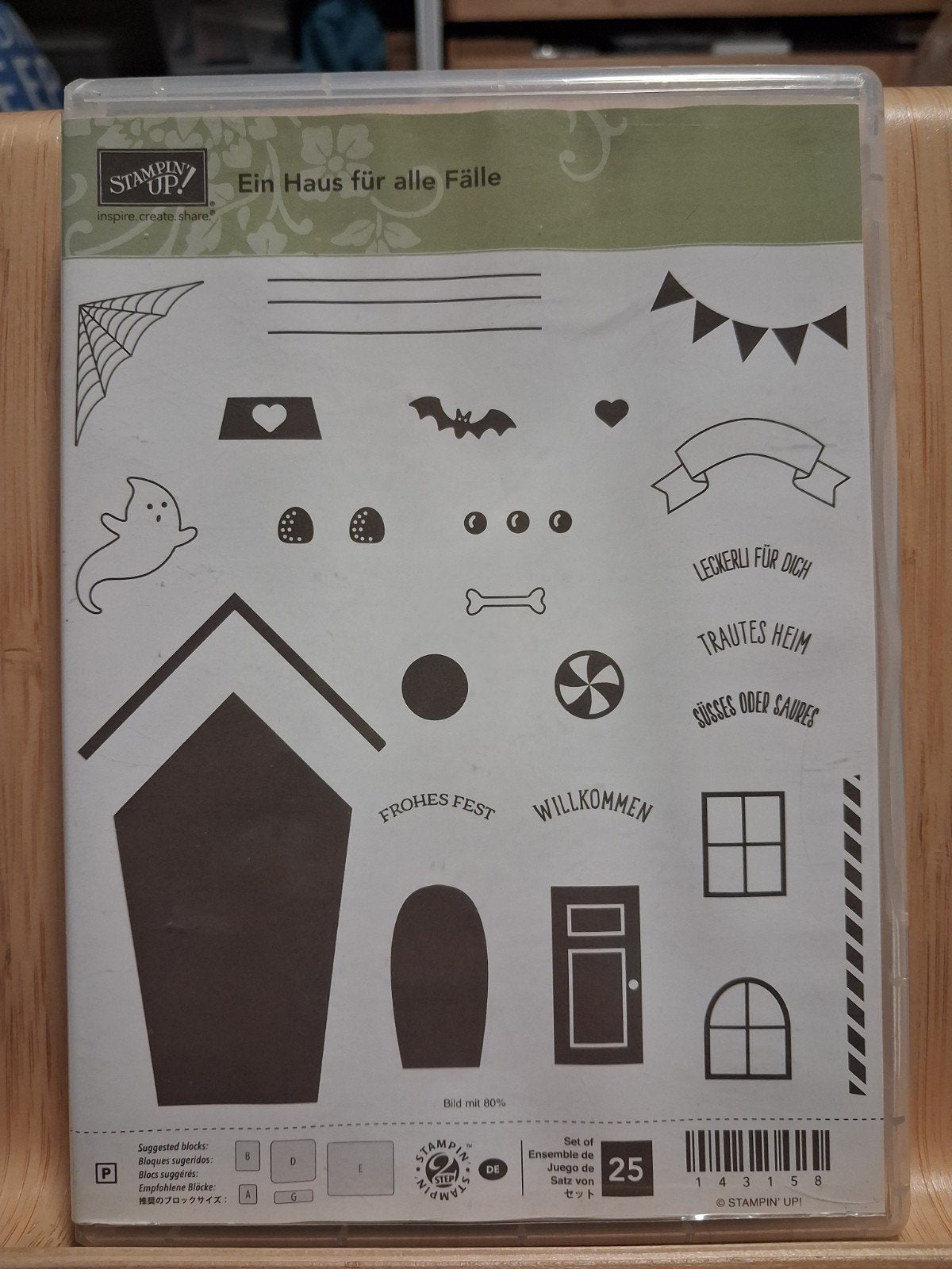 Stampin Up Stempelset - Ein Haus für alle Fälle, Ophalen