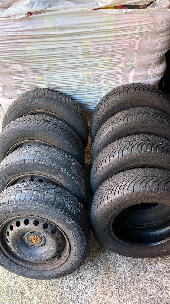 4 roues 195/65R15  5x108 Renault Citroën Peugeot, 15 pouces, 4 Saisons, Véhicule de tourisme, Enlèvement