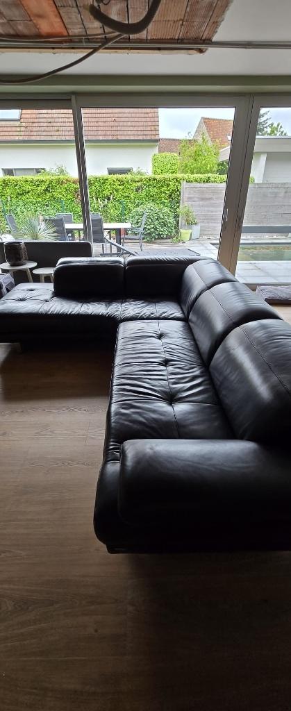 Natuzzi hoeksalon, Ophalen, Zo goed als nieuw, Kunststof