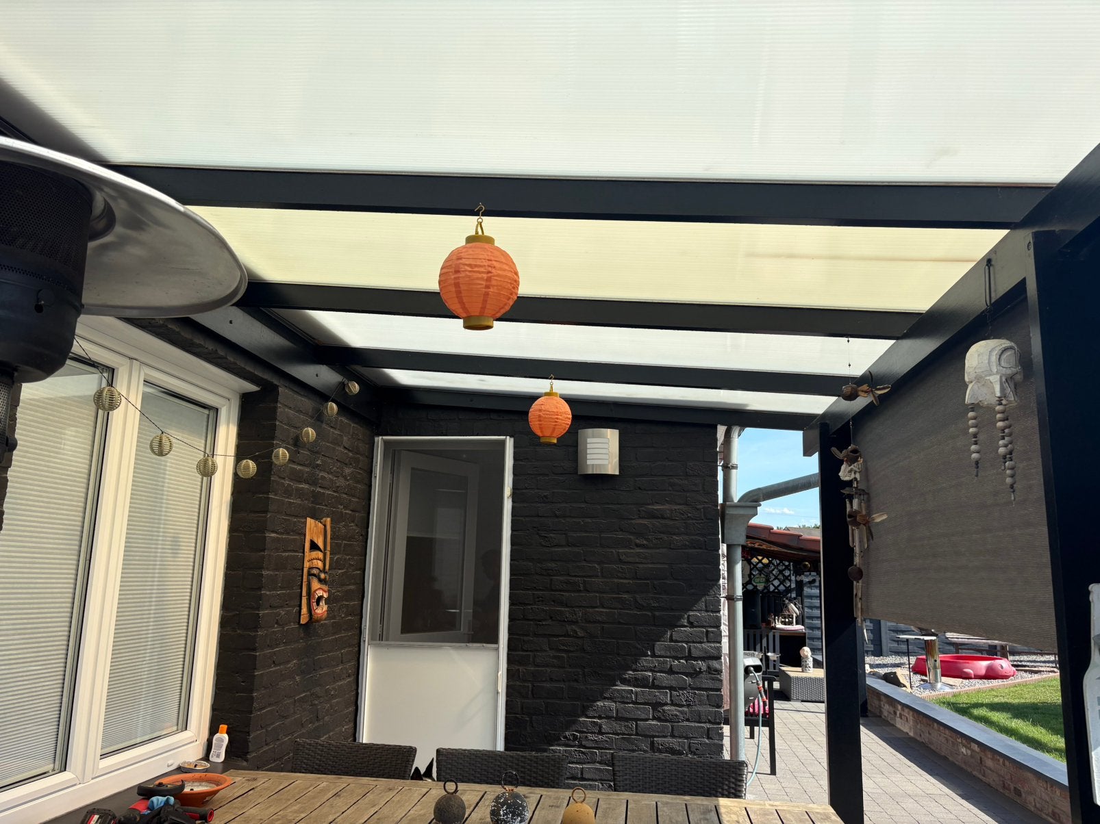 Overkapping miranti, Tuin en Terras, Ophalen of Verzenden, Zo goed als nieuw