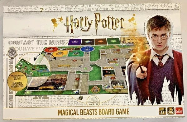 Harry Potter Bordspel Goliath Magical Beasts compleet, Verzamelen, Verzenden, Zo goed als nieuw, Spel