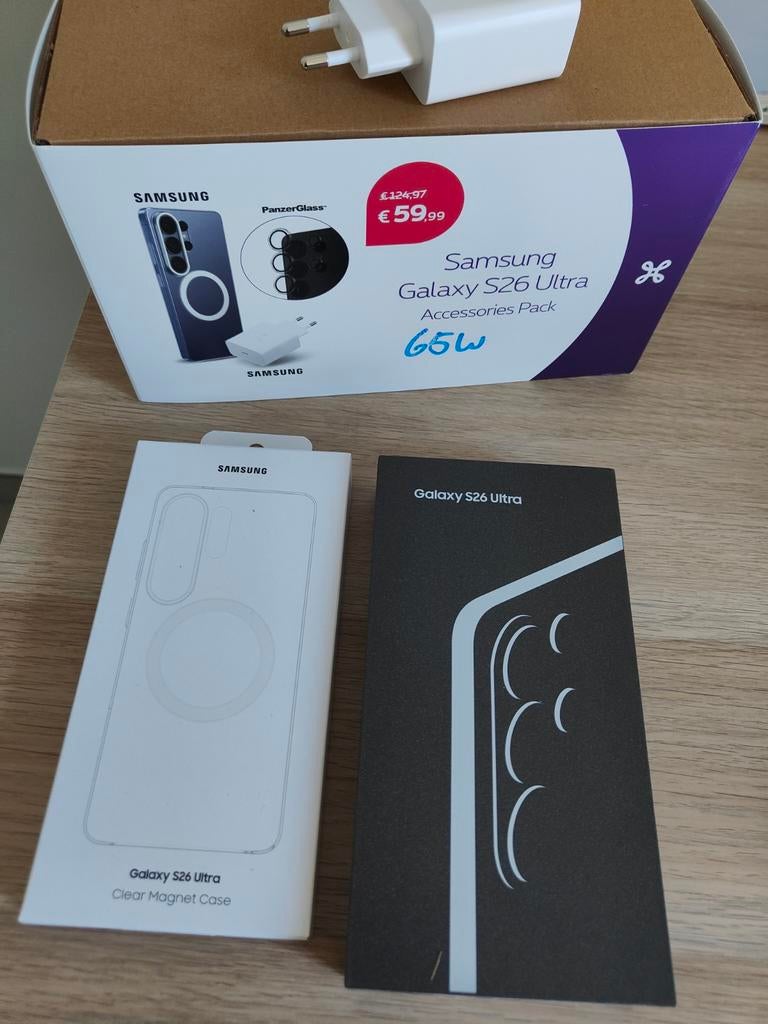 Samsung S26 Ultra 256GB - Nieuw met 2 jaar garantie, Ophalen, Overige modellen, Zwart, Touchscreen
