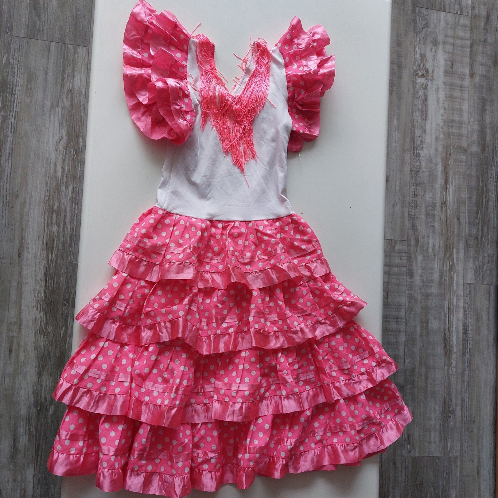 Robe de danse flamenco espagnole. Taille 8 ans. Bon état, Enlèvement, Utilisé, Fille