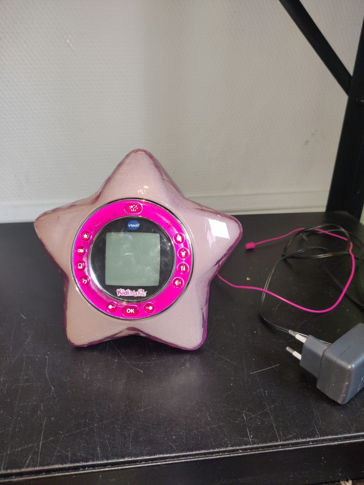 V-Tech wekker met spelletjes, Ophalen of Verzenden, Gebruikt, Analoog