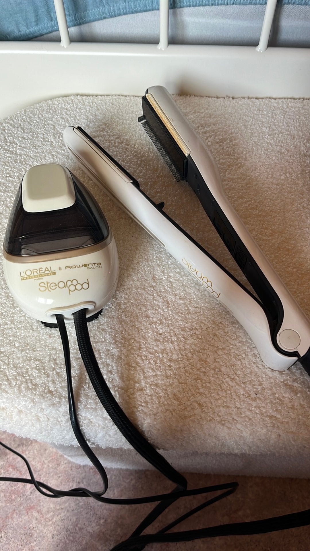 L’Oreal & Rowenta steampod, Handtassen en Accessoires, Ophalen of Verzenden, Gebruikt, Krultang of Stijltang