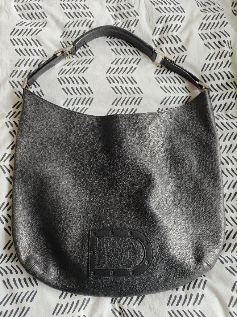 Delvaux handtas, Ophalen, Gebruikt, Zwart, Handtas