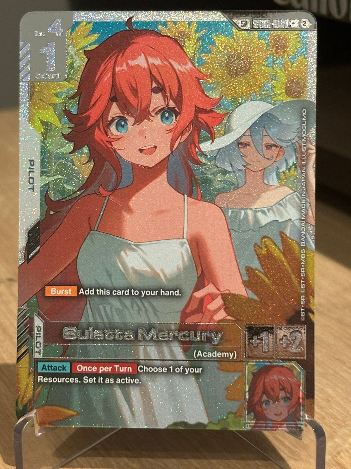 Suletta Mercury (C+) (SP) | ST01-011 | Gundam Card Game, Enlèvement, Comme neuf