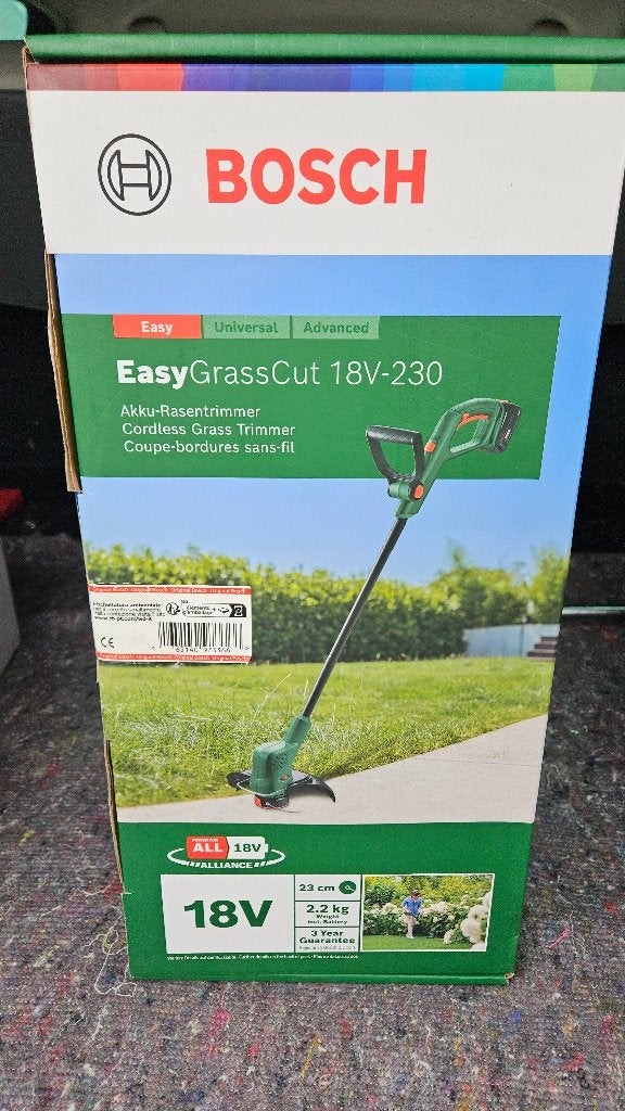 Bosch easy grass cut kantenmaaier,18v, accu en lader nieuw,, Ophalen, Nieuw, Accu, Bosh