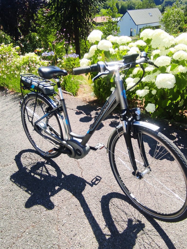 velo electrique, Fietsen en Brommers, Elektrische fietsen, Gebruikt, Minder dan 47 cm, 50 km per accu of meer, Ophalen