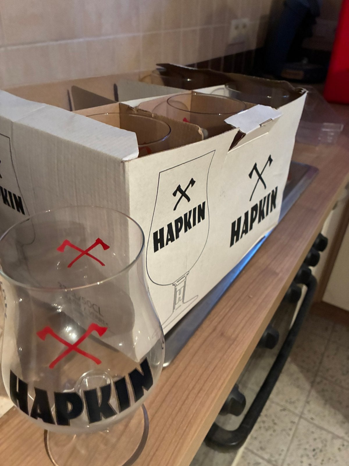5 hapkin bierglazen, Enlèvement ou Envoi