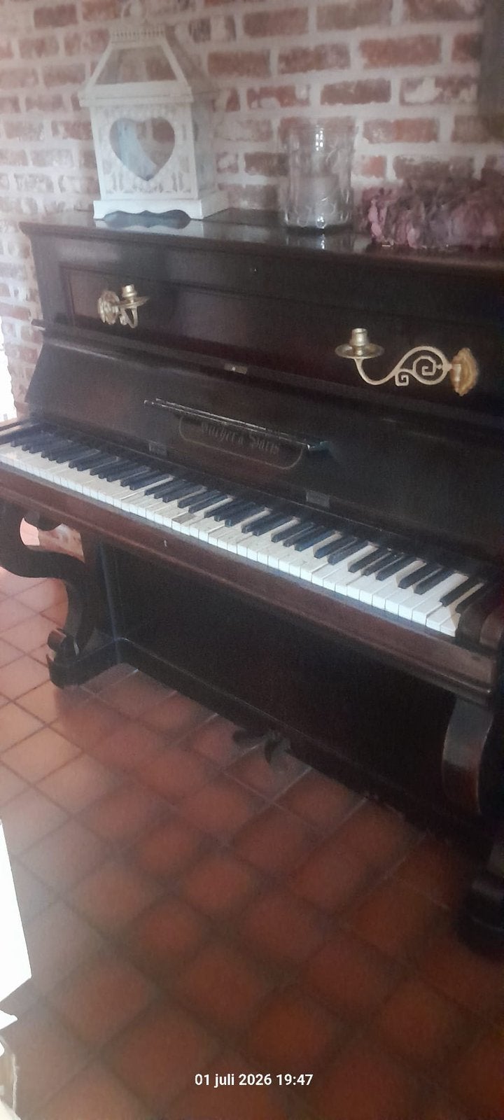 Oude piano, Muziek en Instrumenten, Ophalen, Piano