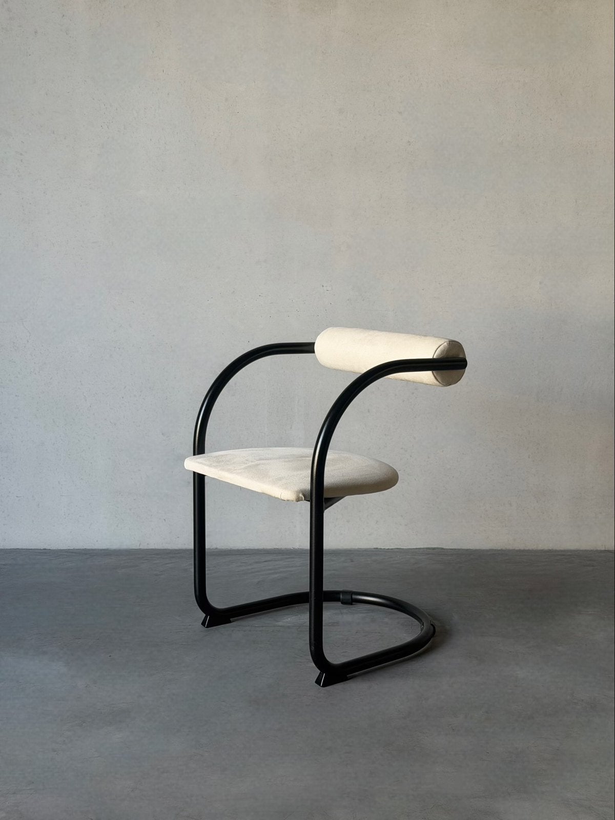 Vintage Italiaanse design Bauhaus cantilever stoel, Vintage, Enlèvement, Comme neuf, Noir