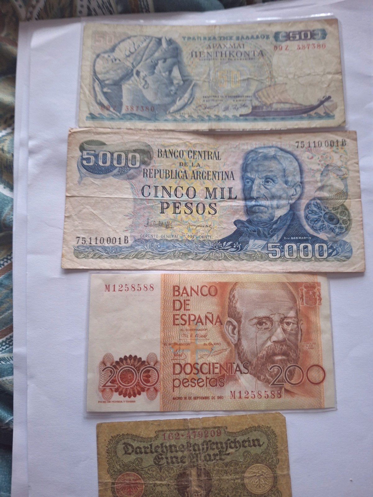 lots billet, Timbres & Monnaies, Billets de banque | Europe | Billets non-euro, Enlèvement ou Envoi