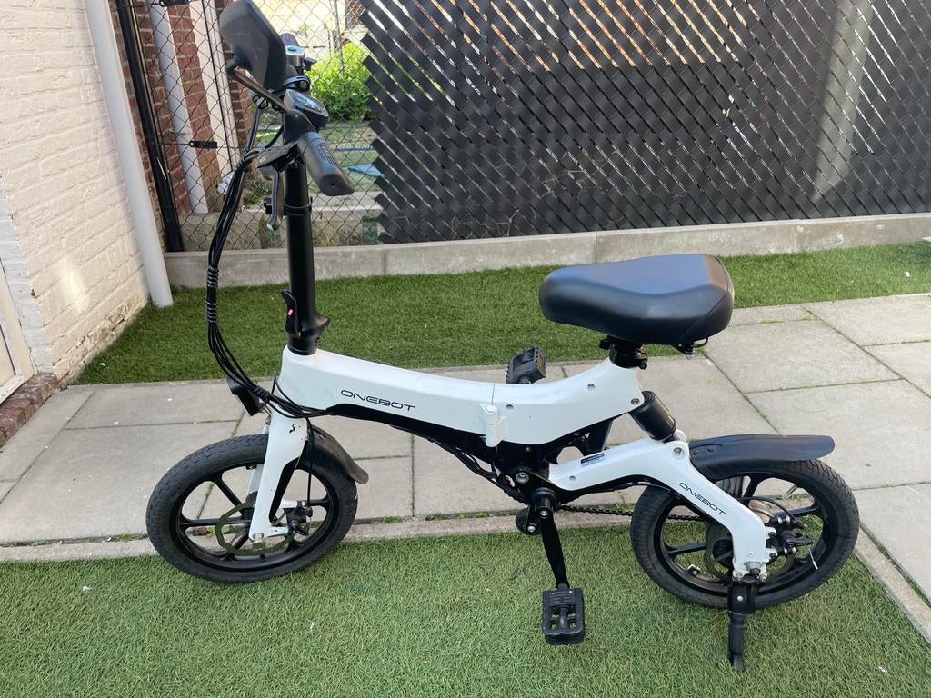 Elektrische plooifiets met gashendel, Fietsen en Brommers, Ophalen, Zo goed als nieuw
