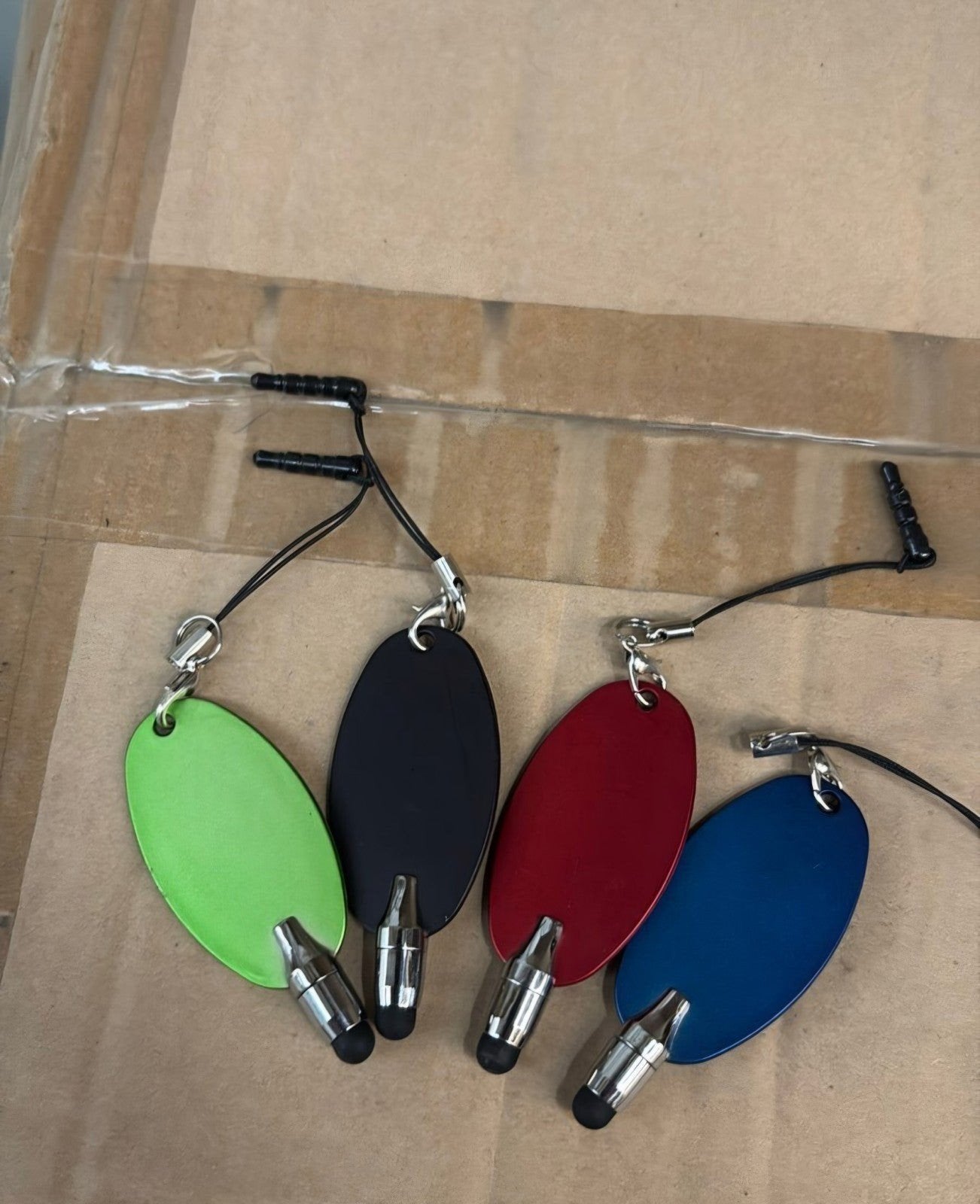 partij styluspennen sleutelhangers telefoonhangers carnaval, Ophalen, Nieuw
