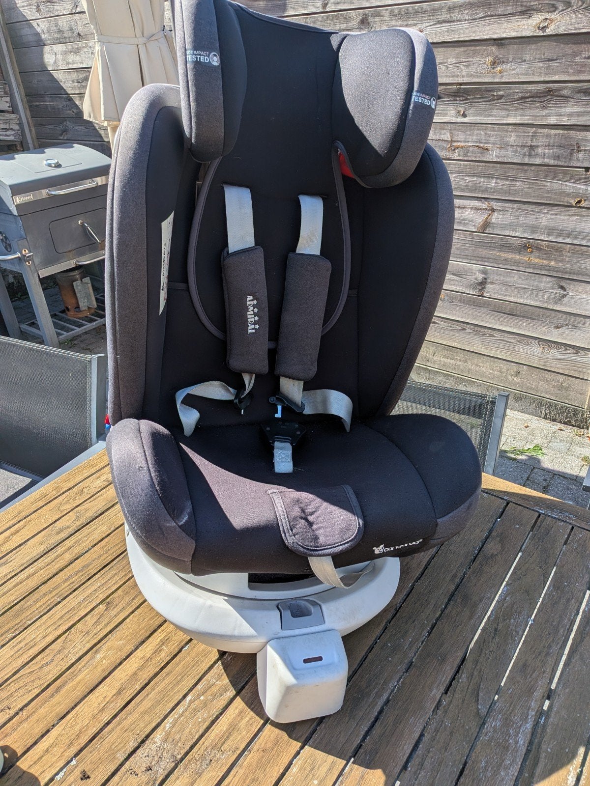 autostoel cangaroo isofix draaibaar 0-36 kg, Ophalen, Zo goed als nieuw, Isofix