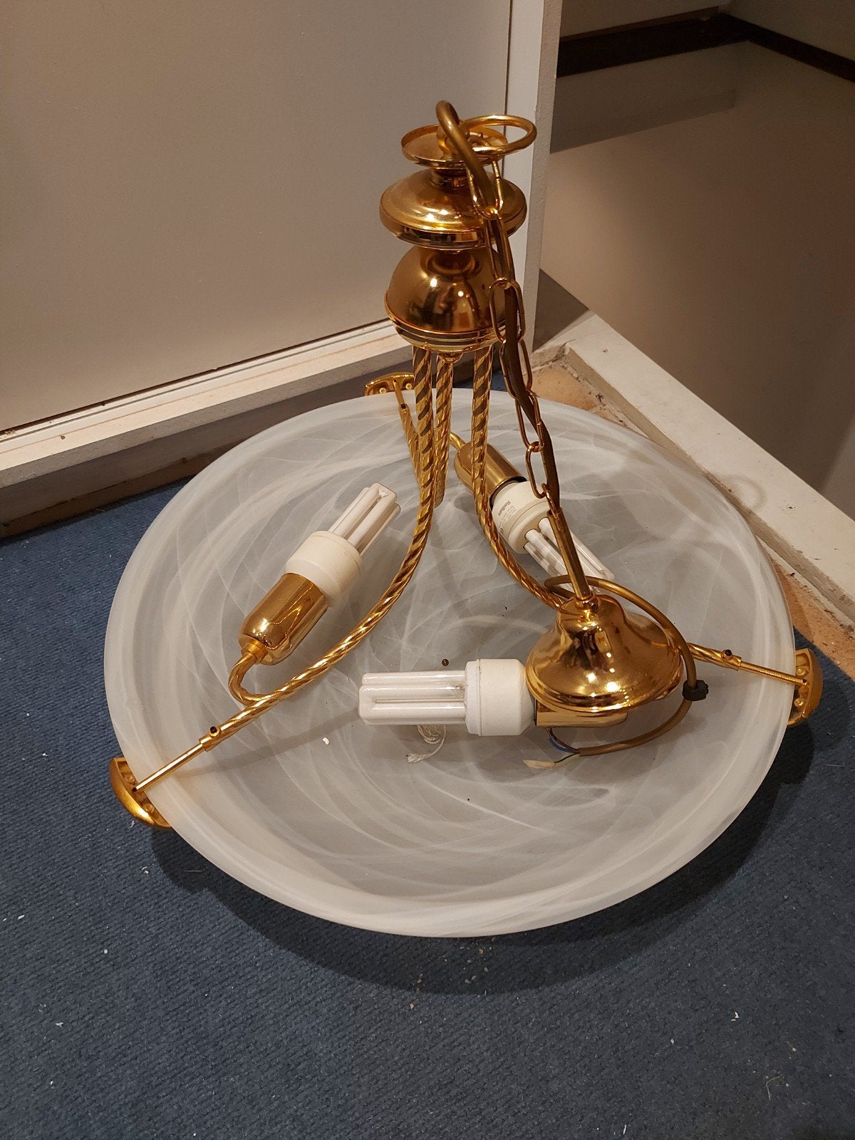 Luster, Ophalen, Glas