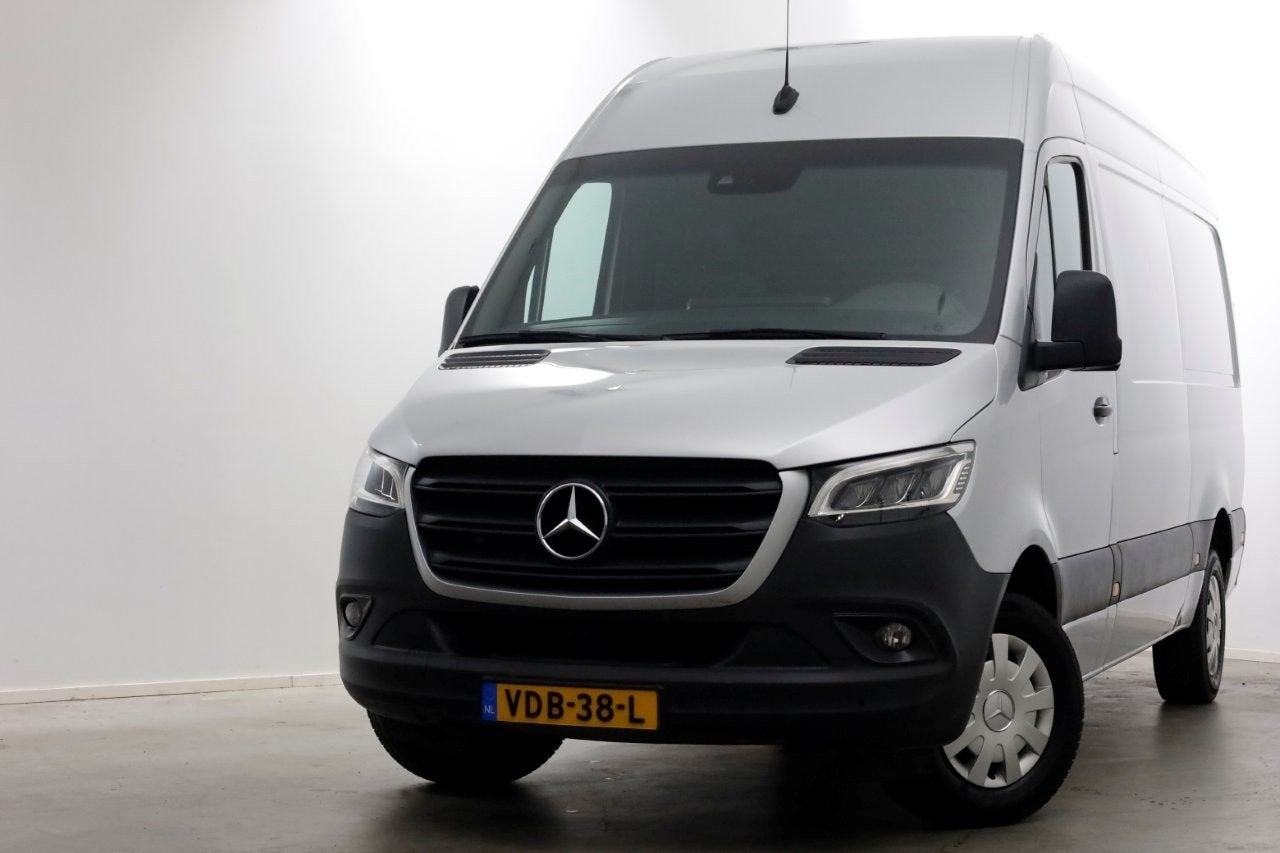 Mercedes-Benz Sprinter 319 CDI 3.0 V6 190pk E6 L2H2 7G Autom, Autos, Camionnettes & Utilitaires, Argent ou Gris, Achat, Entreprise