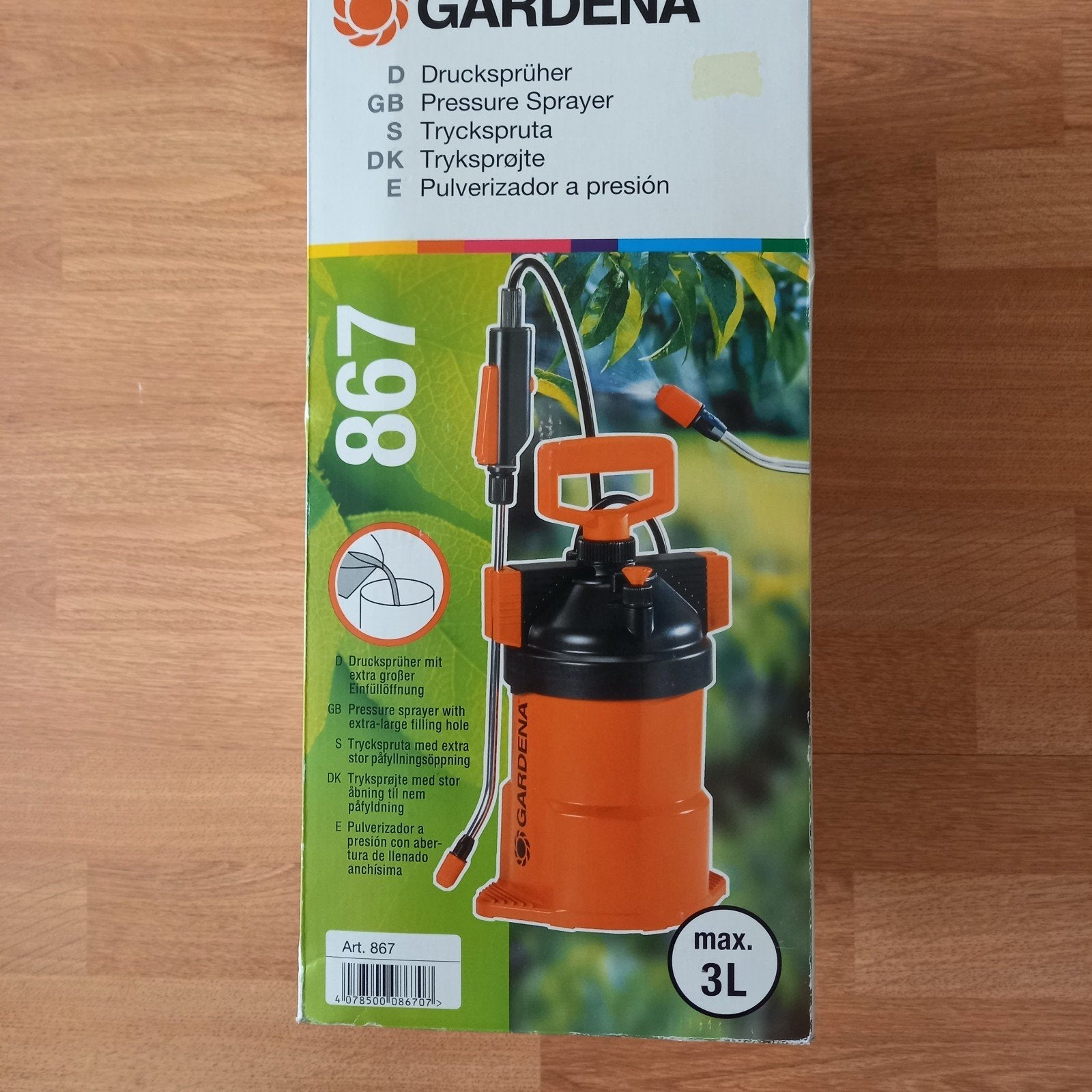 GARDENA DRUKSPUIT> 3LITER, Ophalen of Verzenden