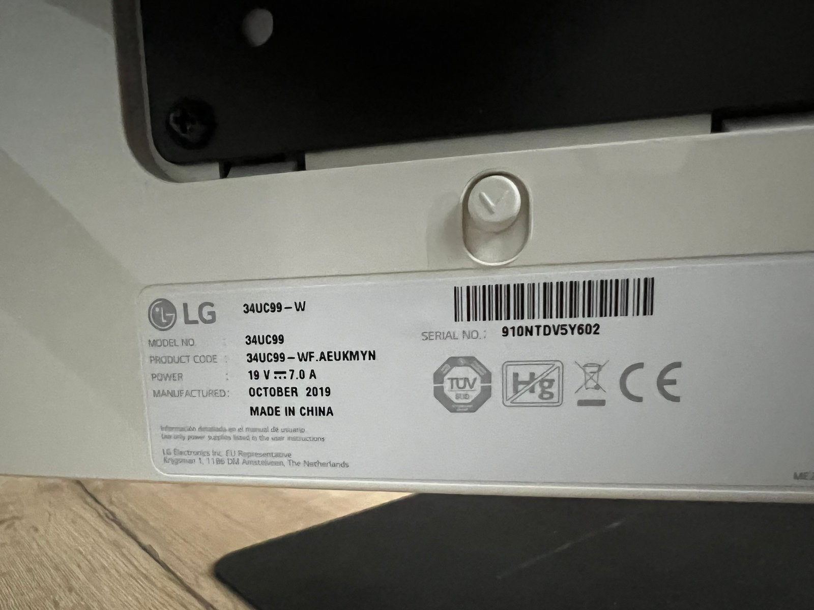 LG 34UC99 Curved Monitor, Computers en Software, Ophalen of Verzenden, Zo goed als nieuw