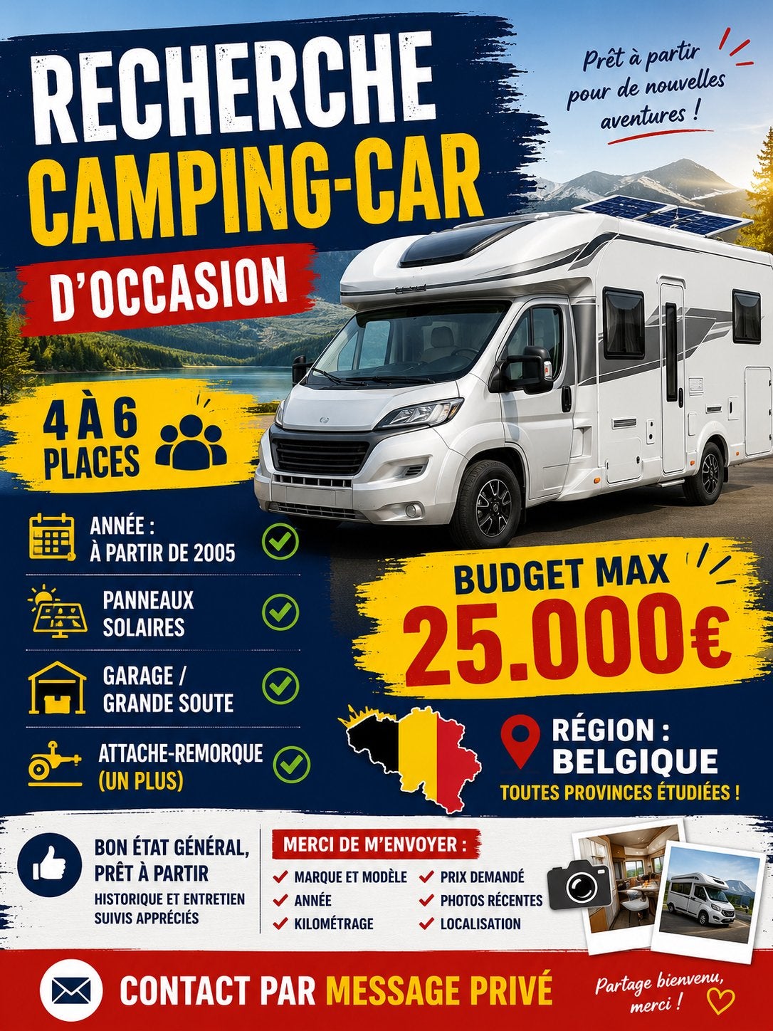 Camping car, Particulier