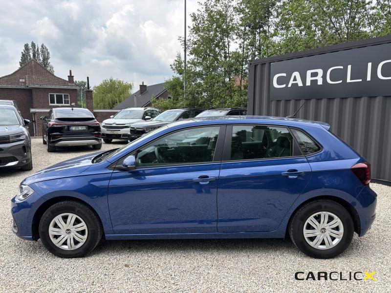 Volkswagen Polo Parkeerhulp V+A*Carplay*Bluetooth*, 121 g/km, Bluetooth, Euro 6, Blauw