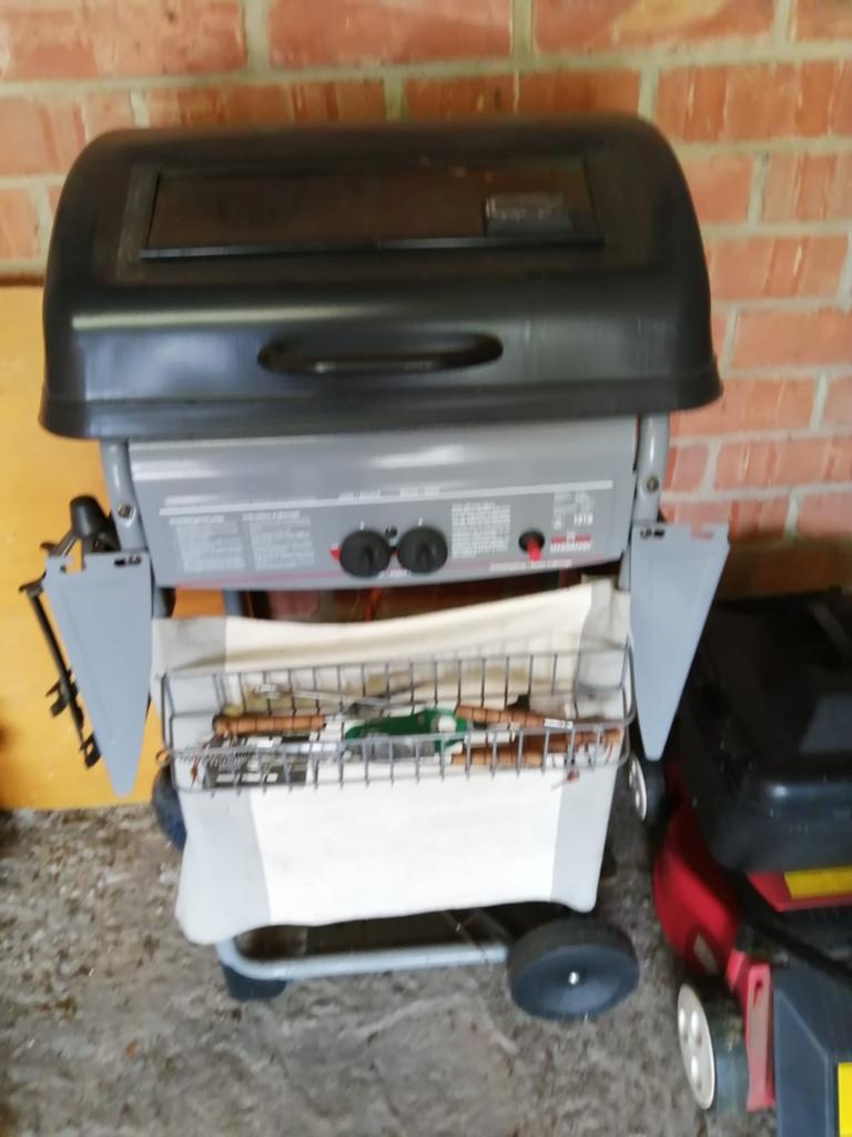 gas bbq met gasfles, Enlèvement, Utilisé, Landmann
