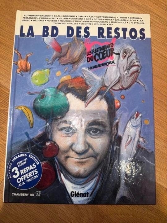 La BD des Restos du Cœur Glénat Moebius Gotlib Bilal, Livres, Une BD, Enlèvement ou Envoi, Comme neuf, Divers auteurs