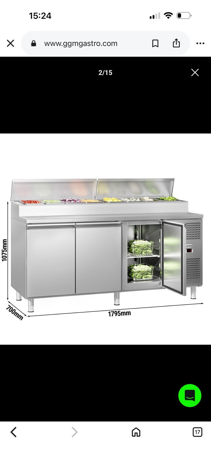 Saladette, Ophalen