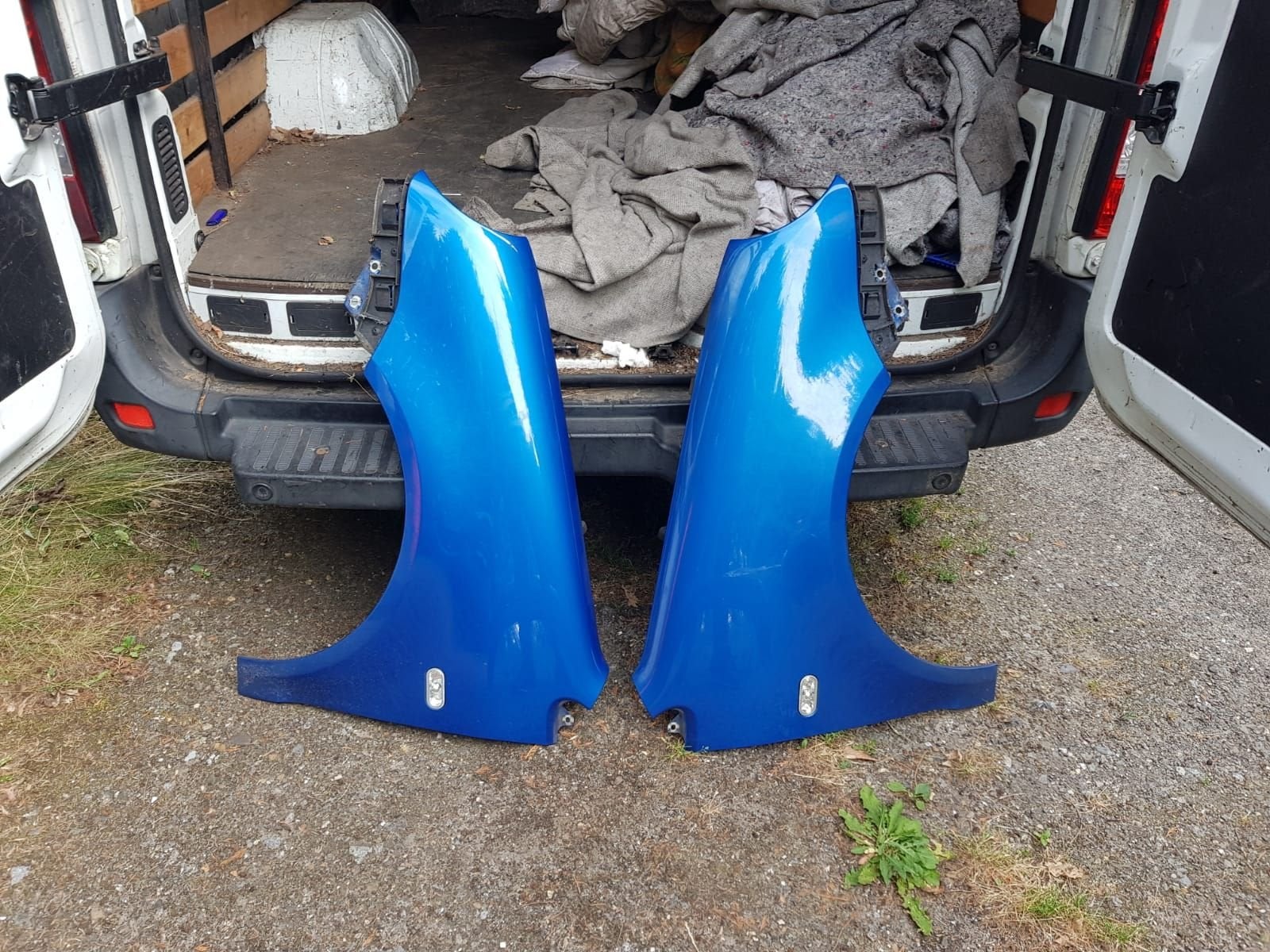 VW POLO VOORSCHERMEN LINKS +RECHTS  BJ 2002 TOT 2005, Volkswagen, -, Garde-boue, Utilisé