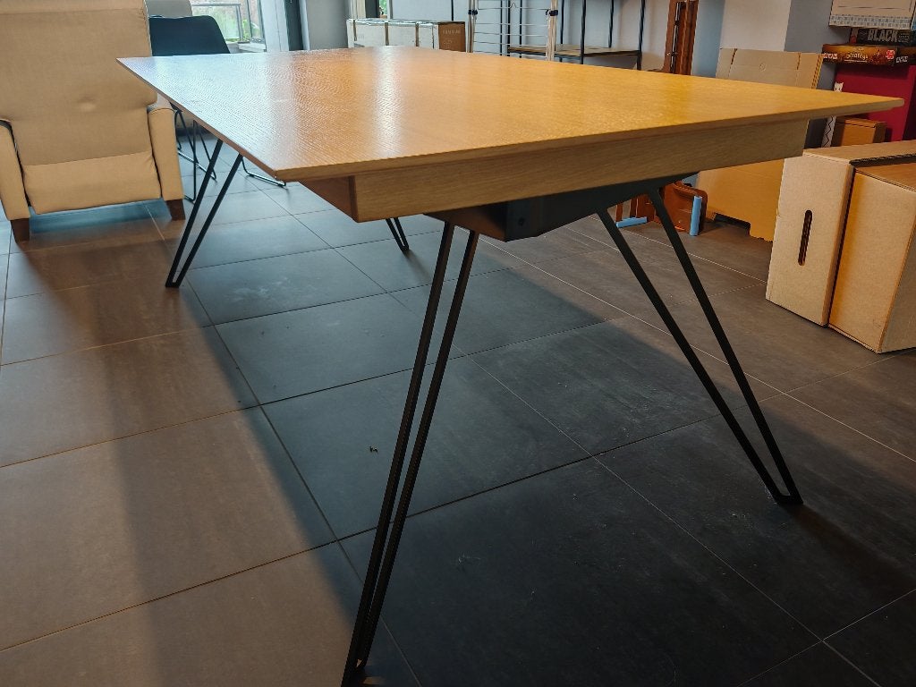 Table MINTJENS modèle INTENSE extensible 200/300 x 100, Comme neuf, Contemporain, Enlèvement, 50 à 100 cm