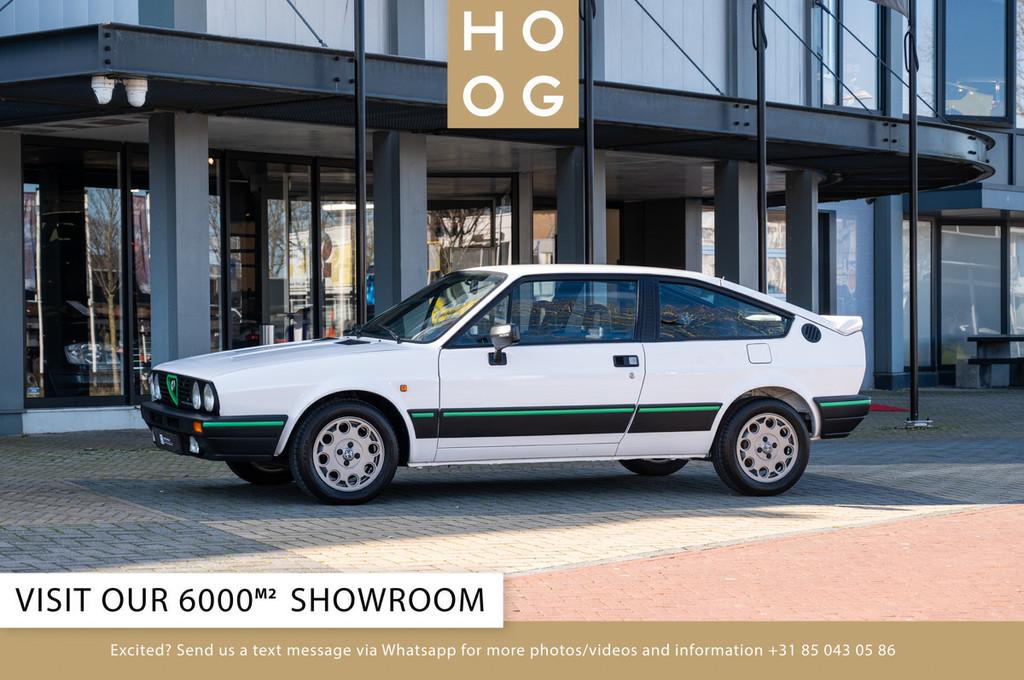 Alfa Romeo Sprint 1.5 QV (bj 1986), Auto's, 4 zetels, Zwart, Overige kleuren, Bedrijf