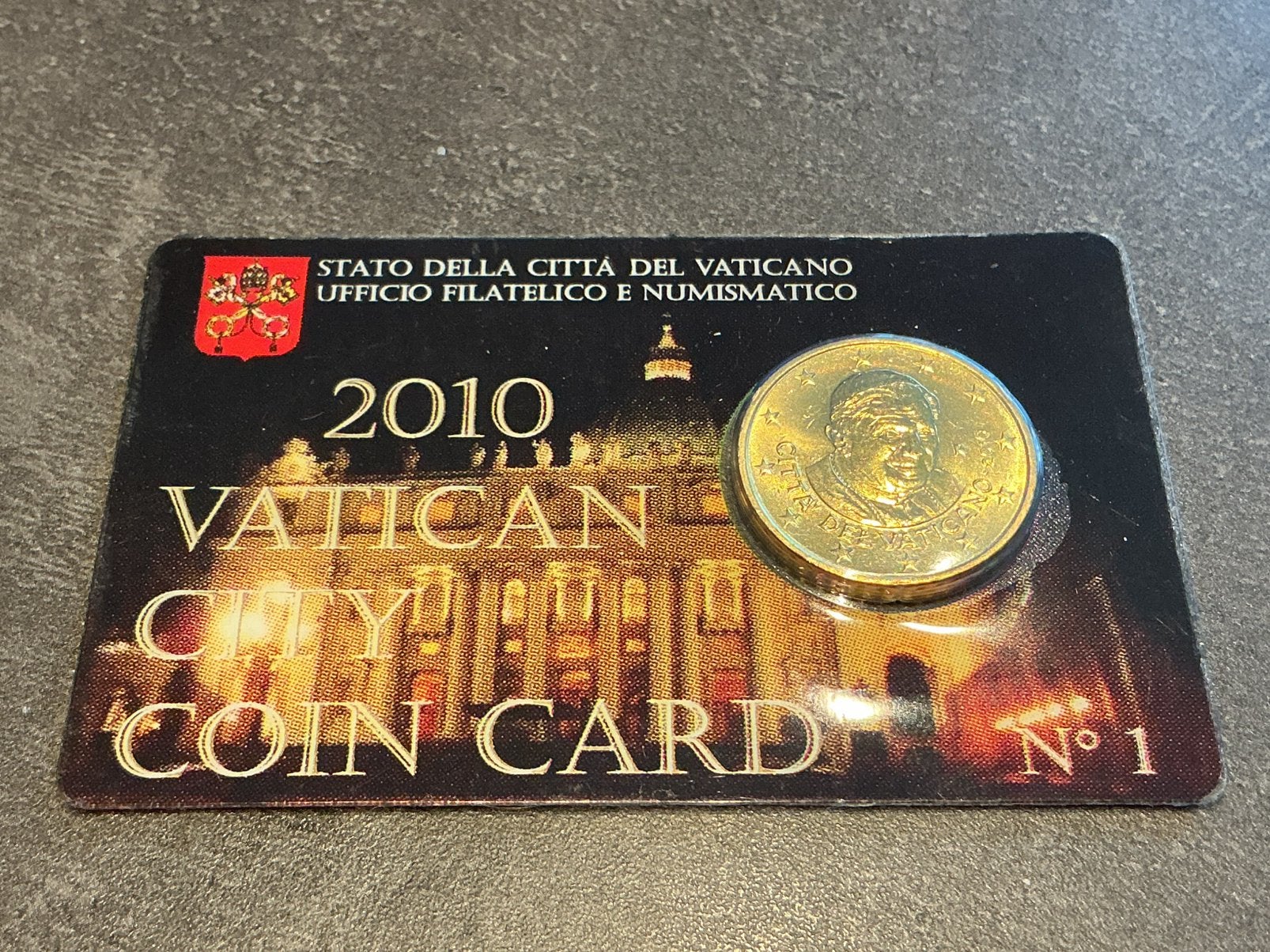 Carte Vatican 50 centimes d'euro 2010, Enlèvement ou Envoi