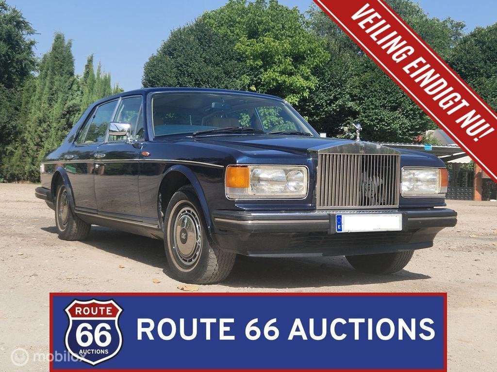 Rolls-Royce Silver Spirit | 1987 | Route 66 Auctions, Zwart, Bedrijf, Handgeschakeld, Overige carrosserie