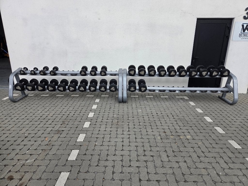 Sidea dumbbell set 2 t/m 40 kg inclusief rack, Enlèvement, Comme neuf, Bras, Haltère