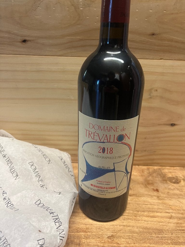 4x Domaine de Trévallon - Alpilles 2018, Neuf, Pleine, Enlèvement, Vin rouge