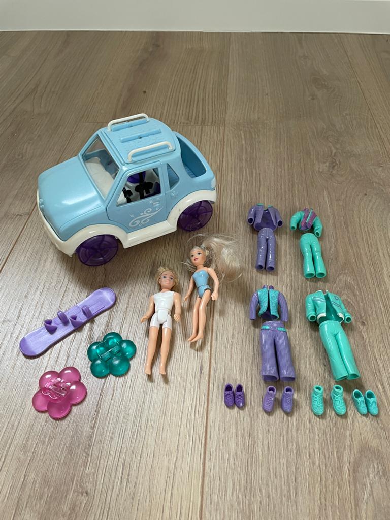 Mattel Polly Pocket Winter Cruiser - 2004 - perfecte staat, Kinderen en Baby's, Ophalen of Verzenden, Gebruikt, Poppenhuis