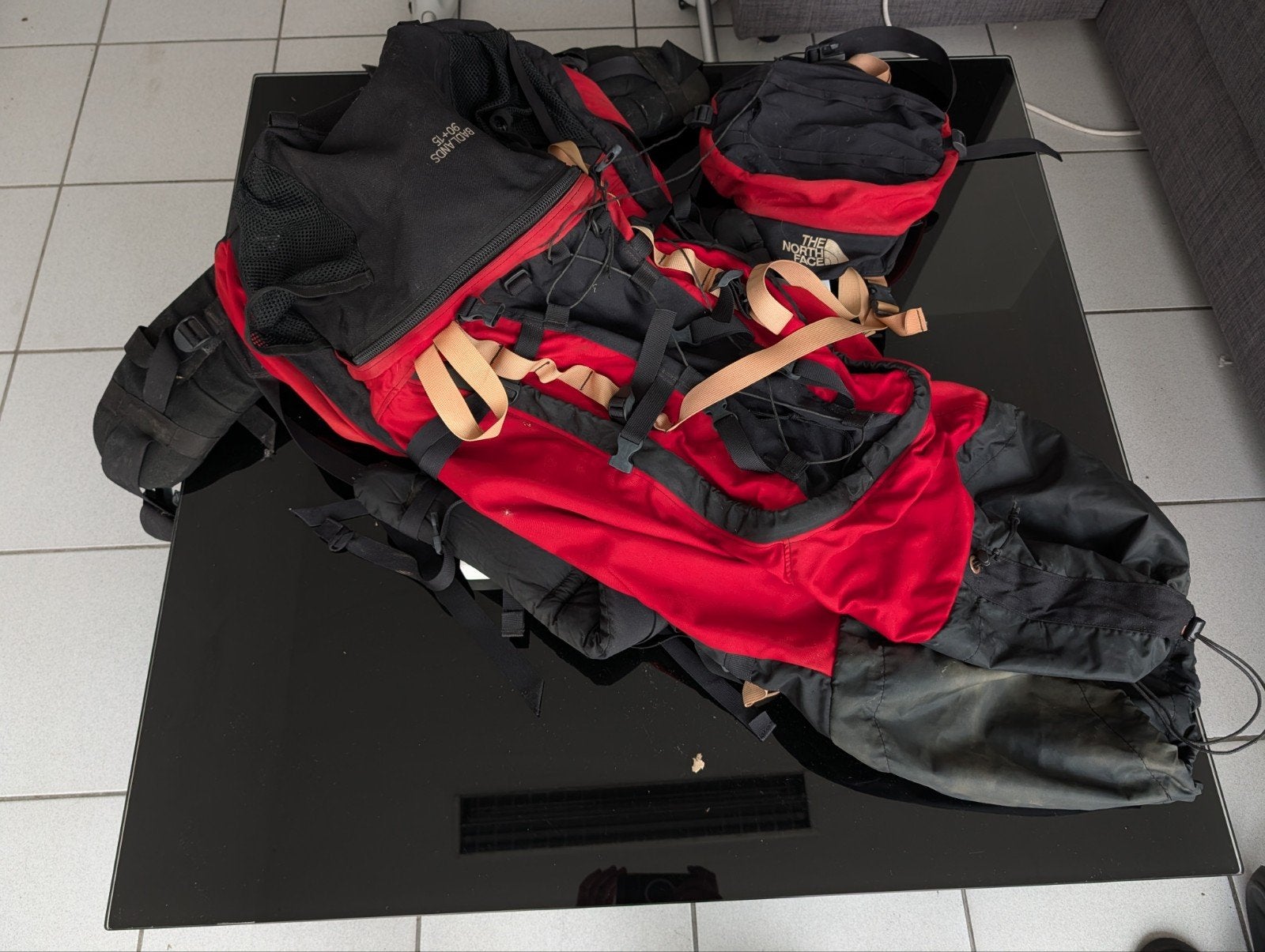 Sac de rand The North Face Badlands 90L + 15L, Enlèvement
