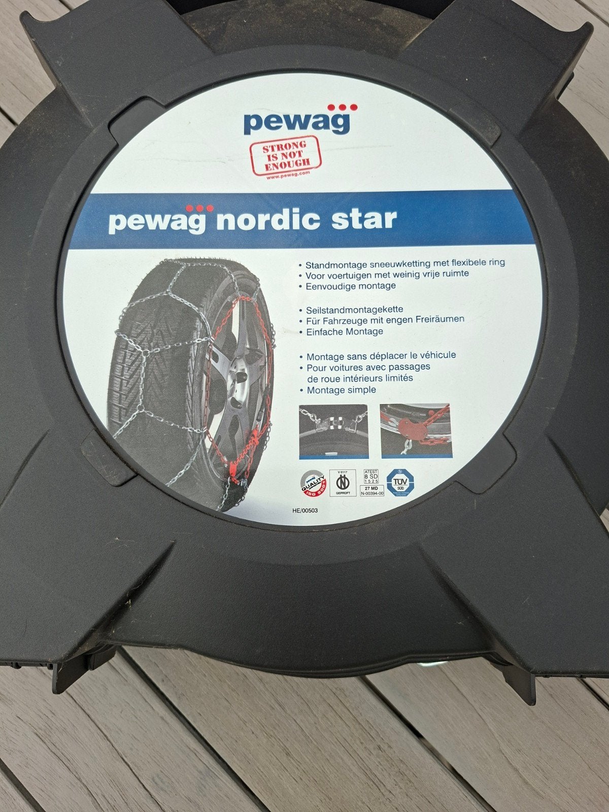 sneeuwkettingen pewag, Ophalen, Gebruikt