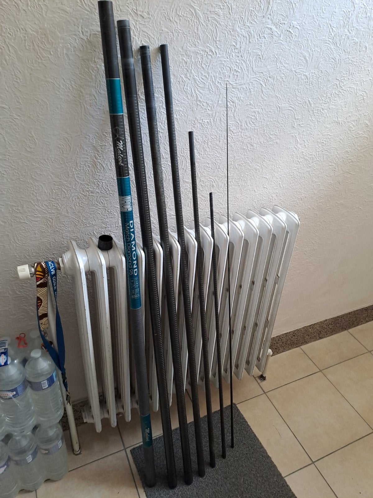 Canne maleve diamond 9,5 M, Enlèvement, Comme neuf, Ligne fixe