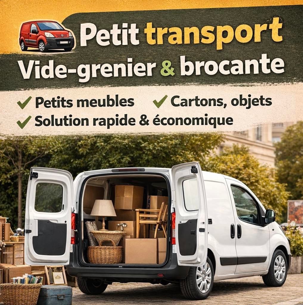 Transport, déménagement, Vide, grenier Camionnette, Ophalen