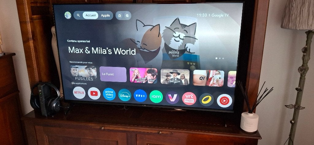 TV 55 pouces à vendre, Neuf, Autres marques, LED, Enlèvement