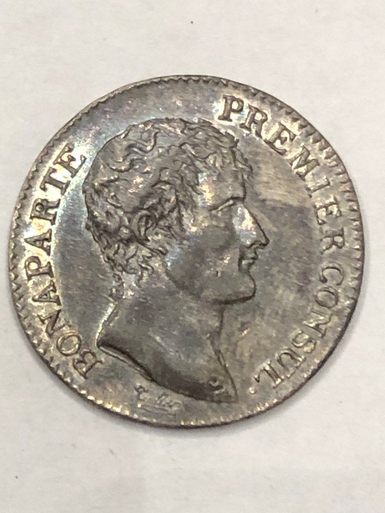 Munt zilver France 1 FR Napoleon Premier Consul AN 12 A mooi, Postzegels en Munten, Munten | Europa | Niet-Euromunten, Ophalen of Verzenden