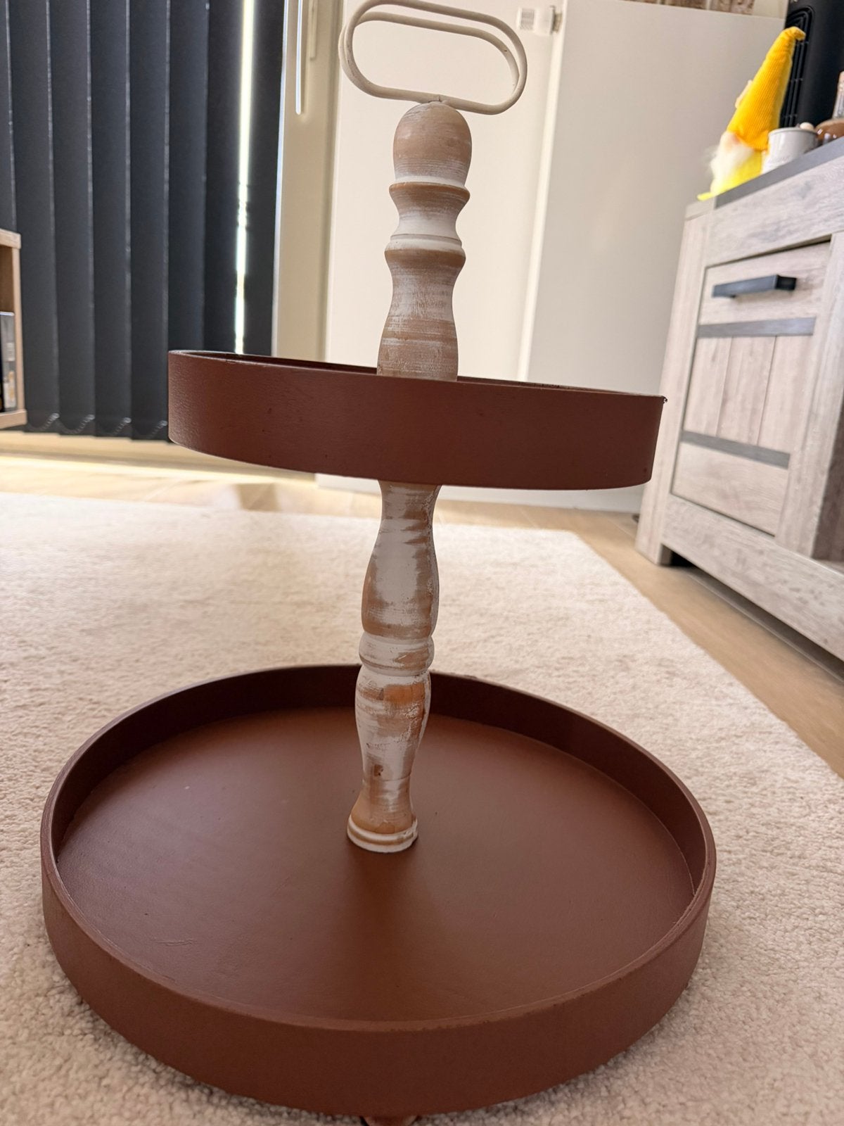 Schitterende fruitschaal, Ophalen of Verzenden, Gebruikt, Hout